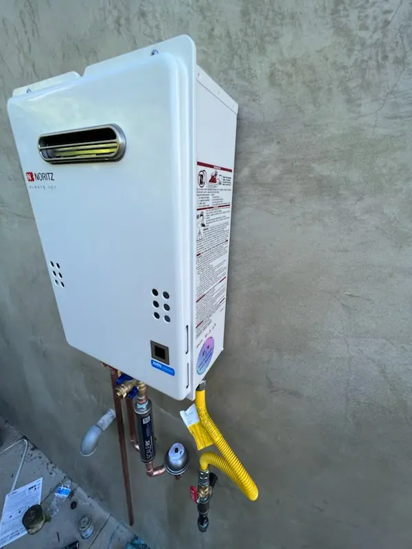 Tankless water heater installation for Knights Acres homes